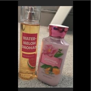 Watermelon lemonade spray and lotion, Fuji, lemon
